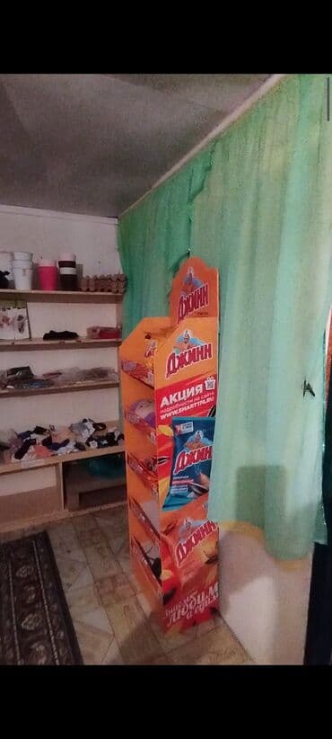 домик контейнер: Павильон сатылат Тюп .Балбайда полка стелаждары менен электричество — 3