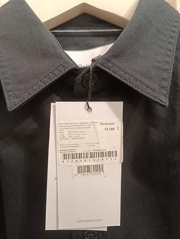 Эркектер кийими: Эркектердин көйнөгү, M, Calvin Klein, Жаңы, түсү - Кара, Өзү алып кетүү, Акысыз жеткирүү — 6