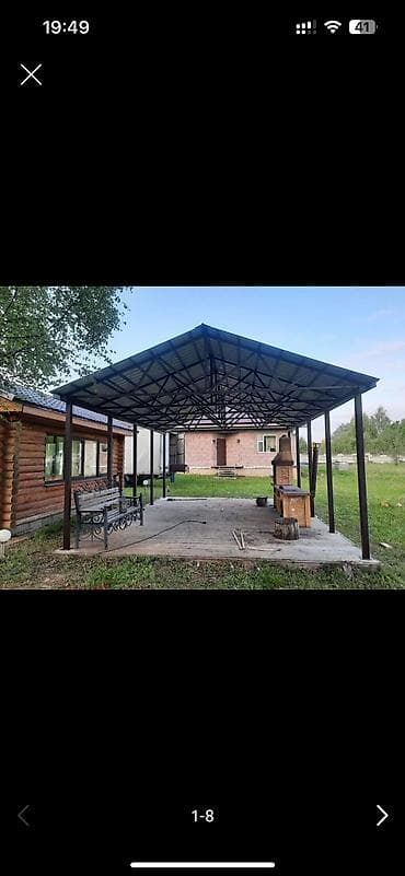 тент крыша: Изготовление навесов любой сложности. Надежные металлоконструкции — 7