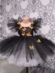 корабль игрушка: Детское платье, цвет - Белый, Новый — 14