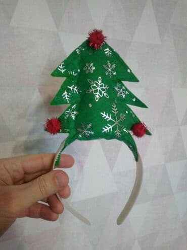 платье в национальном стиле: Детское платье, цвет - Зеленый, Б/у — 3