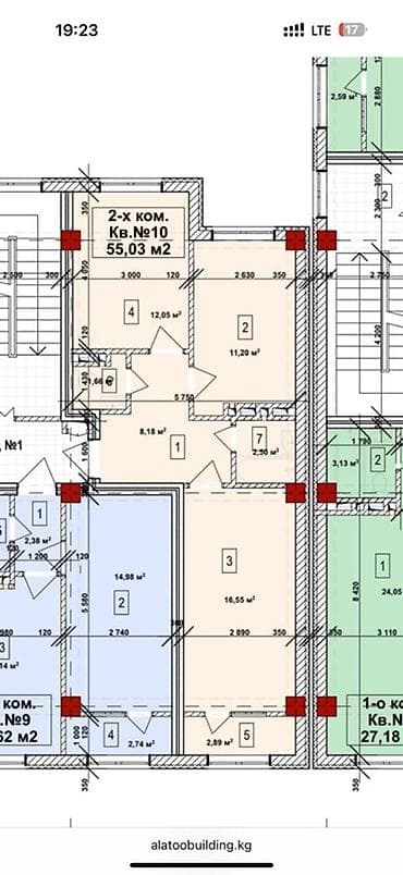 imak: 2 комнаты, 55 м² — 3