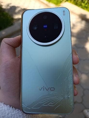 Техника и электроника: Vivo X200 Pro mini, Б/у, 256 ГБ, цвет - Голубой, 2 SIM — 1