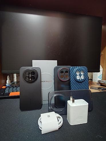 pixel 9 pro: Honor Magic 8, Б/у, 512 ГБ, цвет - Черный, 2 SIM, eSIM — 2