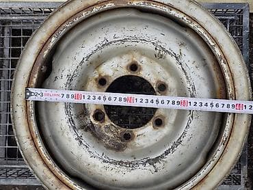 Диски: Железные Диски R 16 1 шт, отверстий - 6, Б/у — 4