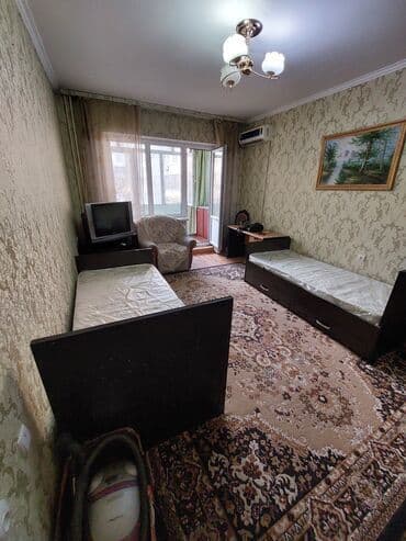 квартира бишкек 1 комнатная снять долгосрочно: 1 комната, Агентство недвижимости, Без подселения, С мебелью частично — 8