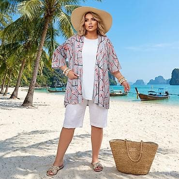 Блузка, Бохо, Удлиненная модель