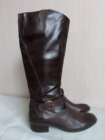 женская модельная обувь больших размеров: Сапожки женские деми кожаные на молнии. Каблучок 4,5 см. Высота (с — 1