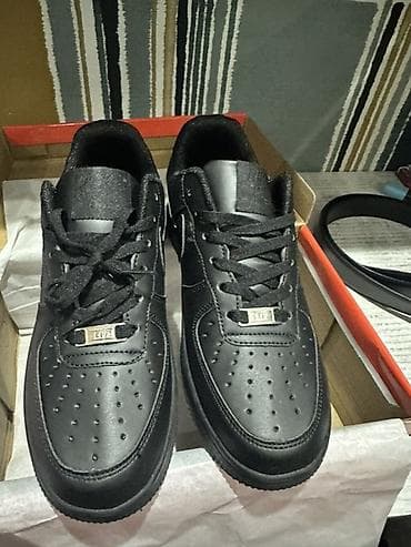 айр форс: Мужские кроссовки, 40.5, 41, Nike, Новый, цвет - Черный, Самовывоз, Бесплатная доставка, Платная доставка — 1