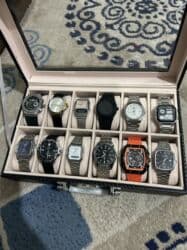 часы наручные электронные: Классические часы часы, Curren, Турция, Водонепроницаемые, Секундомер, Таймер, Мужские, Новый — 14