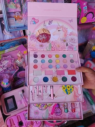 Личные вещи: Детский набор косметики “Children’s Makeup Set” в розовой коробке с — 1