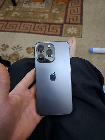 se 4: IPhone 13 Pro, Б/у, 128 ГБ, Blue Titanium, Защитное стекло, Чехол, 87 % — 1