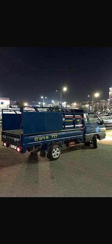bbs 15: Hyundai Porter (портер) — компактный бортовой грузовик синего цвета — 1