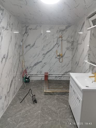 банный комплекс: Плиточные работы и обустройство душевых «под ключ» - Укладка — 6