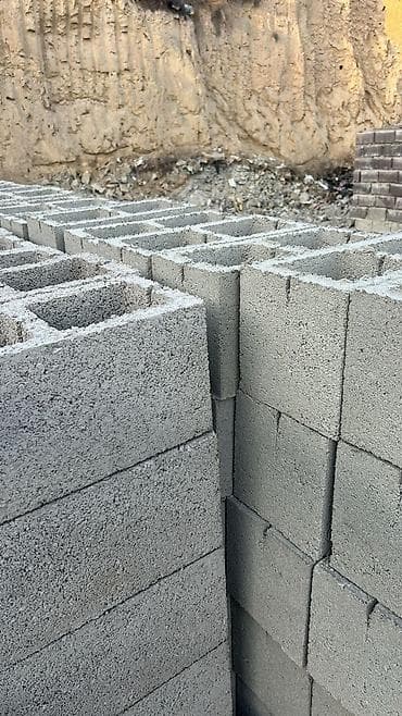 обой для стен: Пескоблок Рваный, Стеновой, 190x190x390 — 6