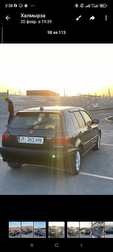 стартер гольф2: Volkswagen Golf: 1994 г., 1.6 л, Механика, Бензин, Хэтчбэк — 3