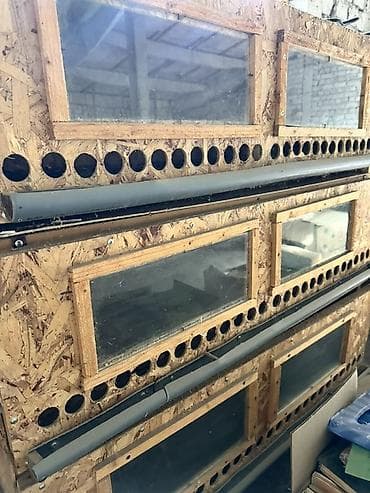 дроблёный ячмень: Блок многоярусных клеток/секции для содержания и разведения перепелов — 1