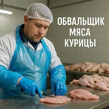 рестан: КУРИНЫЙ ЦЕХ Требуется мужчина(от 20 до 40 лет) С ОПЫТОМ на обвалку — 1