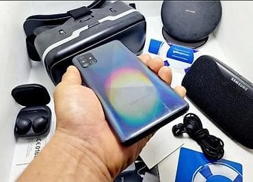 pixel 9a: Samsung Galaxy A51, Б/у, 128 ГБ, цвет - Черный, 1 SIM, 2 SIM — 2