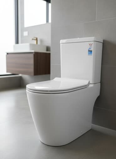 устанавливаем унитазы: Унитаз Напольный, Новый, Материал: Керамика — 1