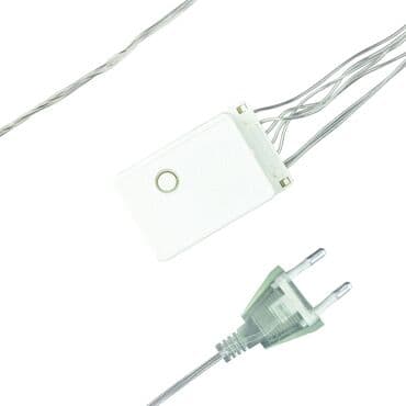 мощные садовые фонари на солнечных батареях: Гирлянда-штора новогодняя светодиодная Solmax, 300 диодов, 3х3 м — 7