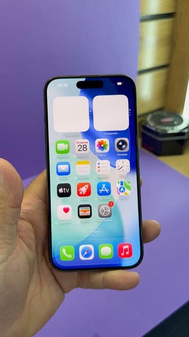 купить айфон 15 про макс бишкек: IPhone 15 Pro, Колдонулган, 256 ГБ, 87 % — 14
