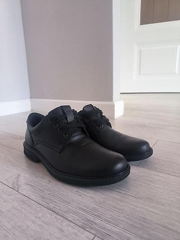 кожаные туфли: Мужские туфли ECCO, классические черные - Материал верха: натуральная — 3