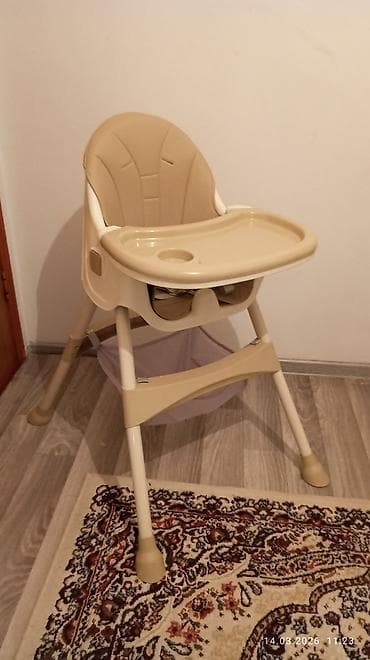 Другая мебель: Стульчик для кормления, Новый, Другой бренд, Пластик, Трансформер, цвет - Бежевый, Платная доставка — 5