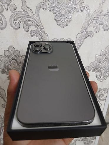 камера бишкек онлайн: IPhone 13 Pro Max, Колдонулган, 128 ГБ, Black Titanium, Куту, Бөлүп төлөө менен, 73 % — 1