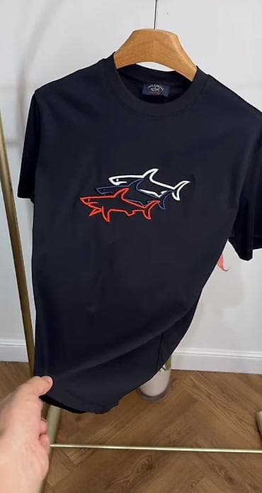 Футболки: Мужская футболка, XL, Paul Shark, Новый, цвет - Черный — 1