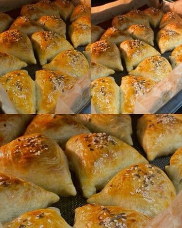 продаю яйцо: Сосиски в тесте, свежая выпечка из пекарни. - Румяная, глянцевая — 4