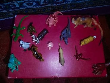 накидки чехлы: Набор мини-фигурок животных и динозавров - Коллекция разноплановых — 3