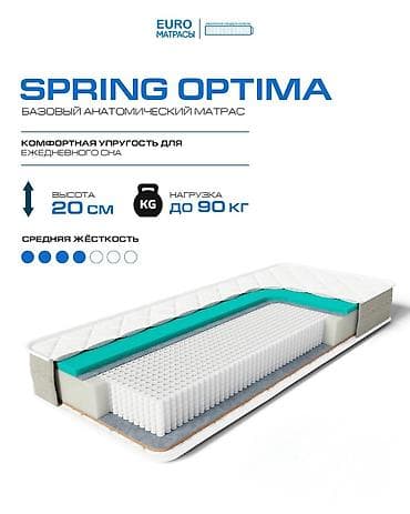 позвоночник: SPRING OPTIMA — базовый анатомический матрас для ежедневного сна — 1