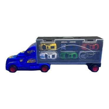 игрушки только оптом: Транспортер Hot Wheels с 6-ю качественными железными машинами [ акция — 4