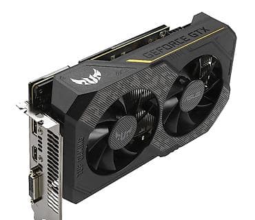 Стол компьютерлери жана комлектөөчүлөр: Видеокарта ASUS TUF Gaming GeForce GTX 1660 OC 6GB - Графический — 2
