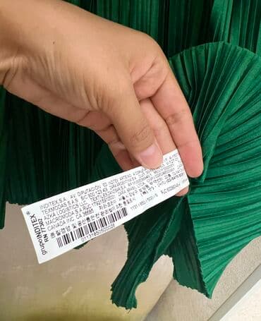 платье трапеция для беременных: Вечернее платье, Коктейльное, Средняя модель, Шелк, С рукавами, S — 3