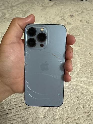 iphone 12 pro max 128gb цена в бишкеке: IPhone 13 Pro, 128 ГБ, Sierra Blue, 71 % — 1