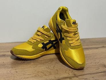проба 5925: Мужские кроссовки, 41, Asics, Б/у, цвет - Желтый, Самовывоз, Платная доставка — 4
