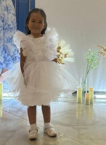 комиссионный магазин одежды бишкек: Балдар көйнөгү, түсү - Ак, Колдонулган — 3