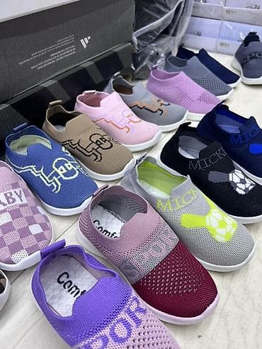 женские кроссы: Детские кроссовки-слипоны Comfort ОПТОМ 5 шт - Легкие и гибкие, на — 4