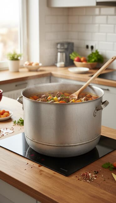 5 литровая банка: Нержавейка котёл большого объёма для кухни/кейтеринга — 1