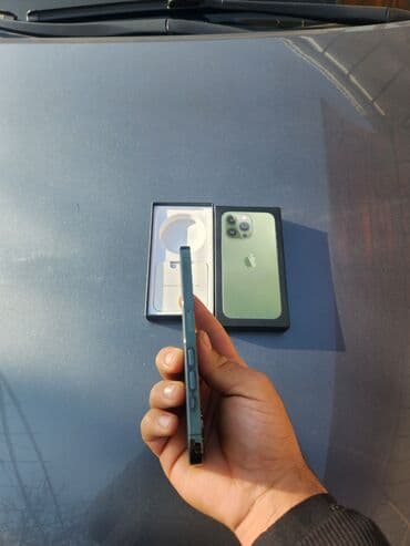 телефон джалал абад: IPhone 13 Pro, Колдонулган, 256 ГБ, Alpine Green, Куту, 77 % — 3