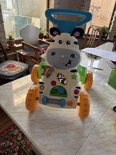 зебра: Развивающий ходунок-каталка «Зебра» для первых шагов - Устойчивая — 1