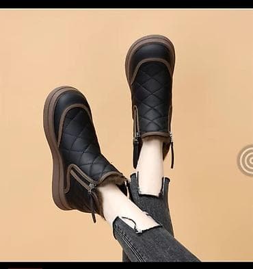 уги женская: Зимние женские ботинки-угги с молнией сбоку - Теплая модель с густым — 3