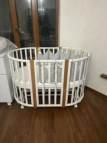 детская кровать машина: Детская кровать трансформер, Другой тип, цвет - Белый — 2