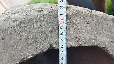 бетонный колцо: Два бетонных цилиндра (секции труб сделано в СССР очень прочный — 8