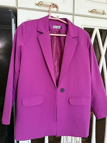 куртка прада: Женский жакет насыщенного фуксийного цвета. Производ Кыргызстан - — 1