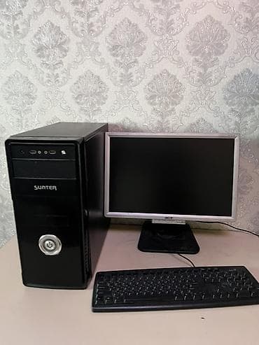 Настольный компьютерный комплект Sunter + монитор Acer + проводная