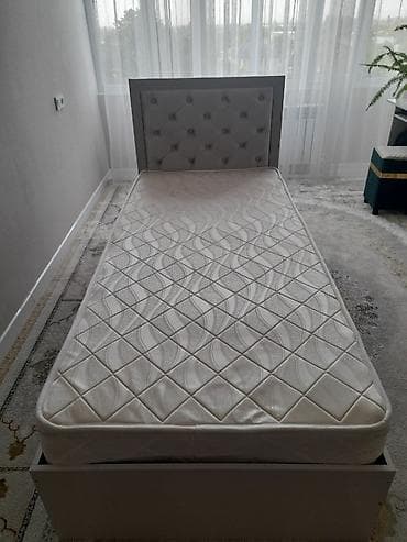 Кровати: Односпальная кровать, С матрасом, длина - 200 см — 2