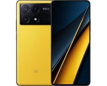 подставка монитор: Poco X6 Pro 5G, Б/у, 256 ГБ, цвет - Желтый, 1 SIM — 1